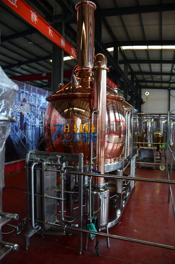 500L Red Copper Hotel Beer Fermenting Brewing Micro Brewery Equipment