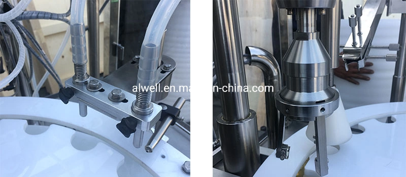 Automatic Small Perfume Liquid Essential Oil Emulsion Plastic Glass Bottles Ampoule Filling Machine