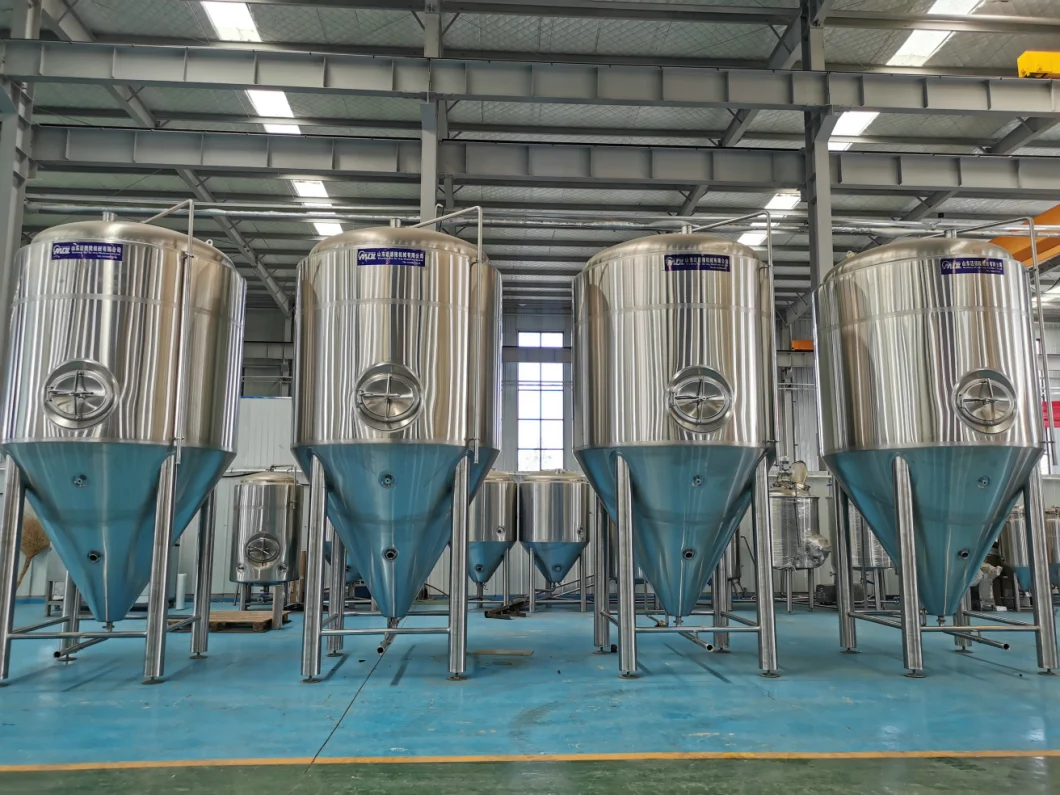 High Quality 3000L-5000L Double Jacket Fermentation Tank Large Beer Fermenting Equipment