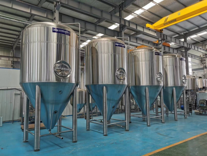 High Quality 3000L-5000L Double Jacket Fermentation Tank Large Beer Fermenting Equipment